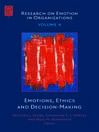 Emotions, Ethics and Decision-making